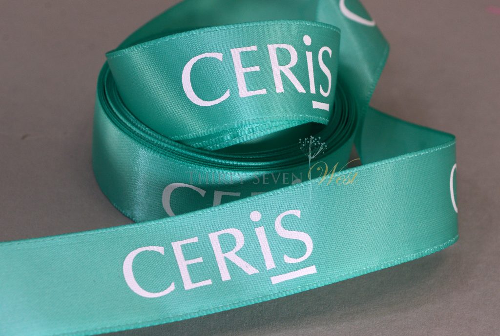ribbon with printed message