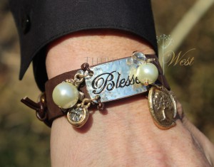 Blessed Leather Bracelet