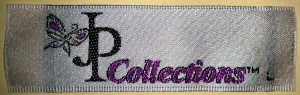 JP Collections Custom Woven Satin Label