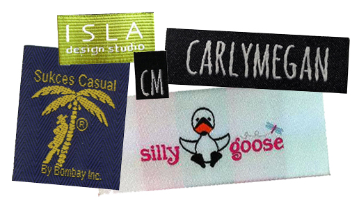 custom woven labels, custom labels, clothing labels, apparel labels, personalized labels, woven labels, logo labels, custom logo labels