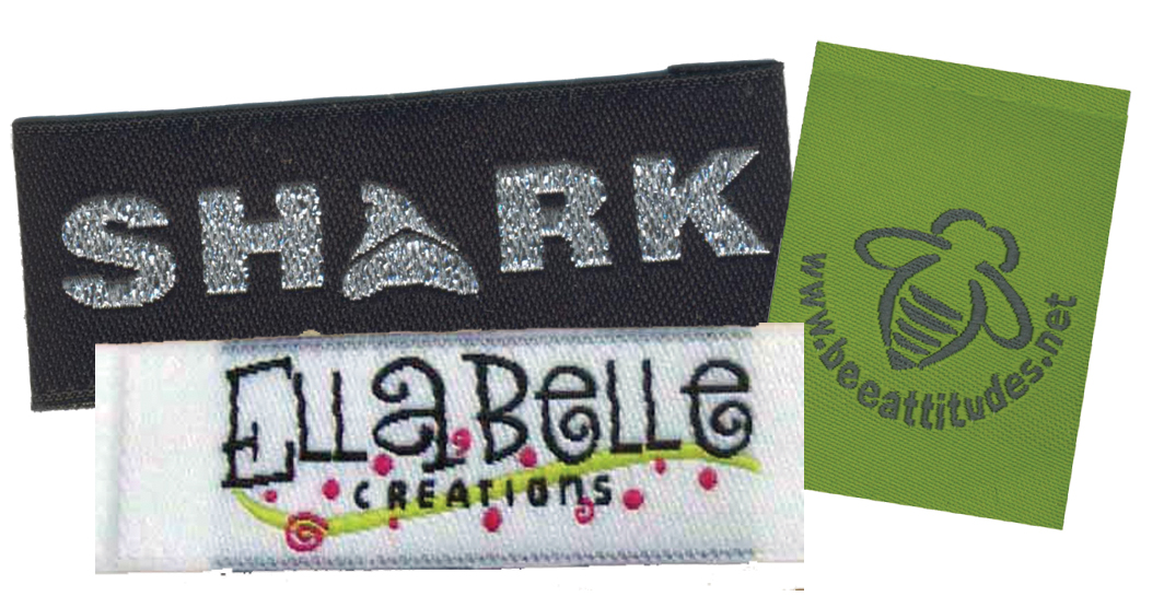 Difference between satin and damask woven labels