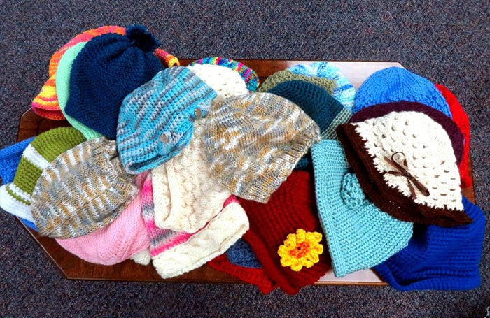 Handmade Chemo Caps, Handmade Chemo Hats, Handmade hats, handmade caps, knitted hats, knitted caps, crocheted hats, crocheted caps, personalized woven labels, custom woven labels, Prayer shawl labels, prayer shawls, Prayer shawl ministries