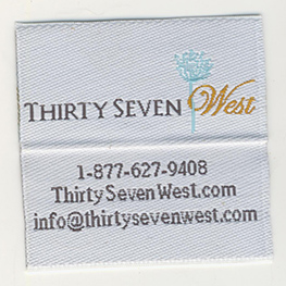 Why Choose Thirty Seven West for Custom Woven Labels