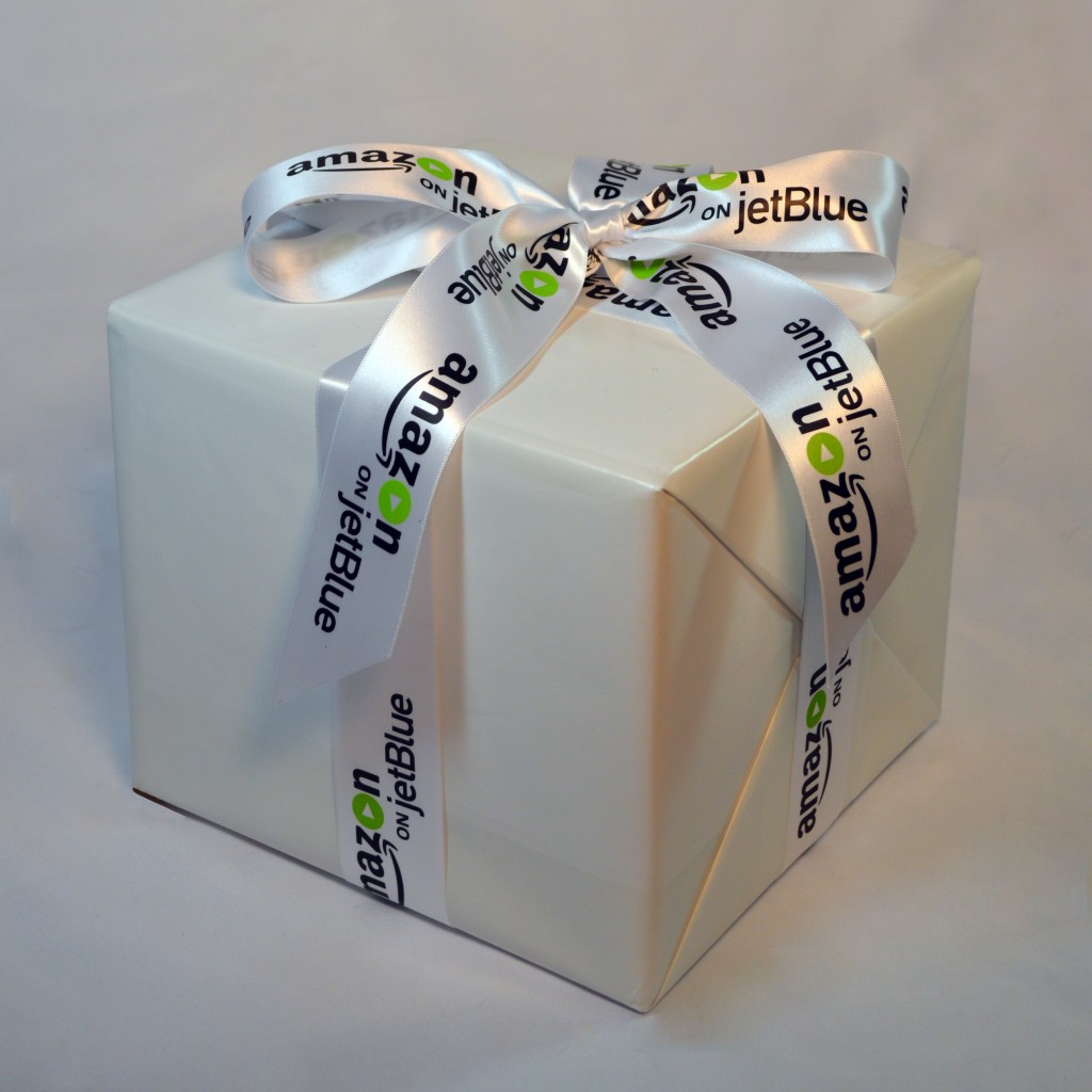 Amazon on JetBlue, Amazon.com, JetBlue Airlines, Logo Ribbon, Personalized Ribbon, Custom Logo Ribbon, Satin Ribbon, Company Ribbon, Ribbon with company logo, multi colored logo ribbon. Corporate Ribbon, Custom Ribbon, Customized Ribbon, Custom Ribbon with Logo, Personalized Ribbon with logo, Multi colored printed ribbons, Customized ribbon with your business logo , decorative ribbon for centerpieces and gifts, Customized printed ribbons with your logo , custom ribbon for unique favors, personalized ribbon for corporate gifts, customized ribbon with logo, custom printed ribbons