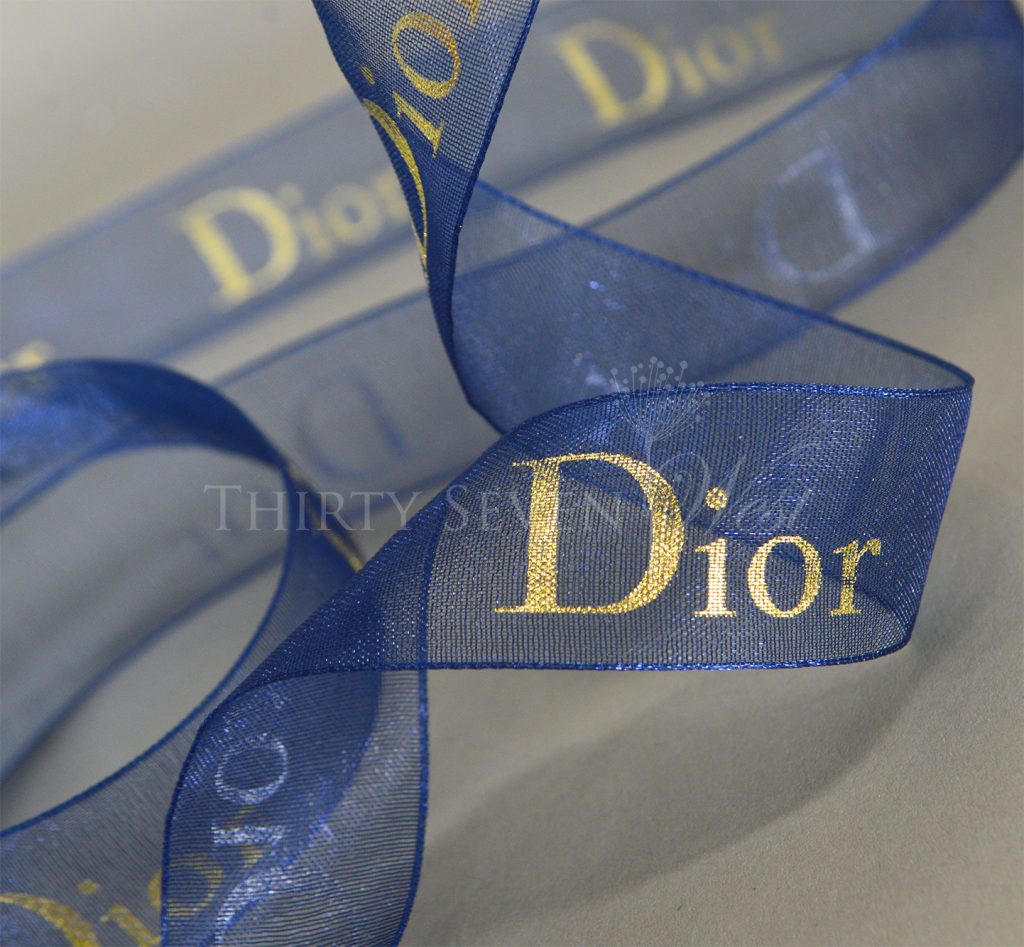 Personalized ribbon with best sale logo