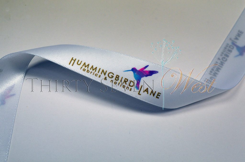 White Custom Logo Ribbon, Pantone Matching System Custom Logo Ribbon, Multicolor Logo Ribbon, Satin Ribbon