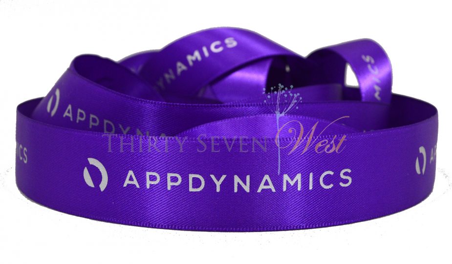 Pantone matching custom logo ribbon, custom logo ribbon, satin logo ribbon, company logo ribbon, company branding ribbon