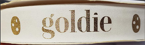 cotton custom ribbon, custom logo ribbon, eco friendly ribbon, natural ribbon, company logo ribbon, corporate branding ribbon