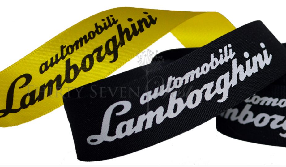Custom Logo ribbon, Pantone matching ribbon, satin logo ribbon, matte textured logo ribbon, company branding ribbon, corporate logo ribbon, custom branded ribbons, Pantone matched custom logo ribbon