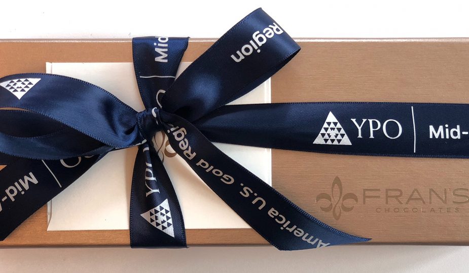 Branded ribbon gift wrap, custom logo ribbon, company branded ribbon gift wrap, Branded ribbon gift wrap, custom satin ribbon, satin logo ribbon, corporate gifting