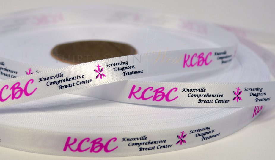 custom logo ribbon, custom business ribbon, full color printed ribbon, Pantone print on logo ribbon, logo ribbon, logo printed ribbon, custom satin ribbon