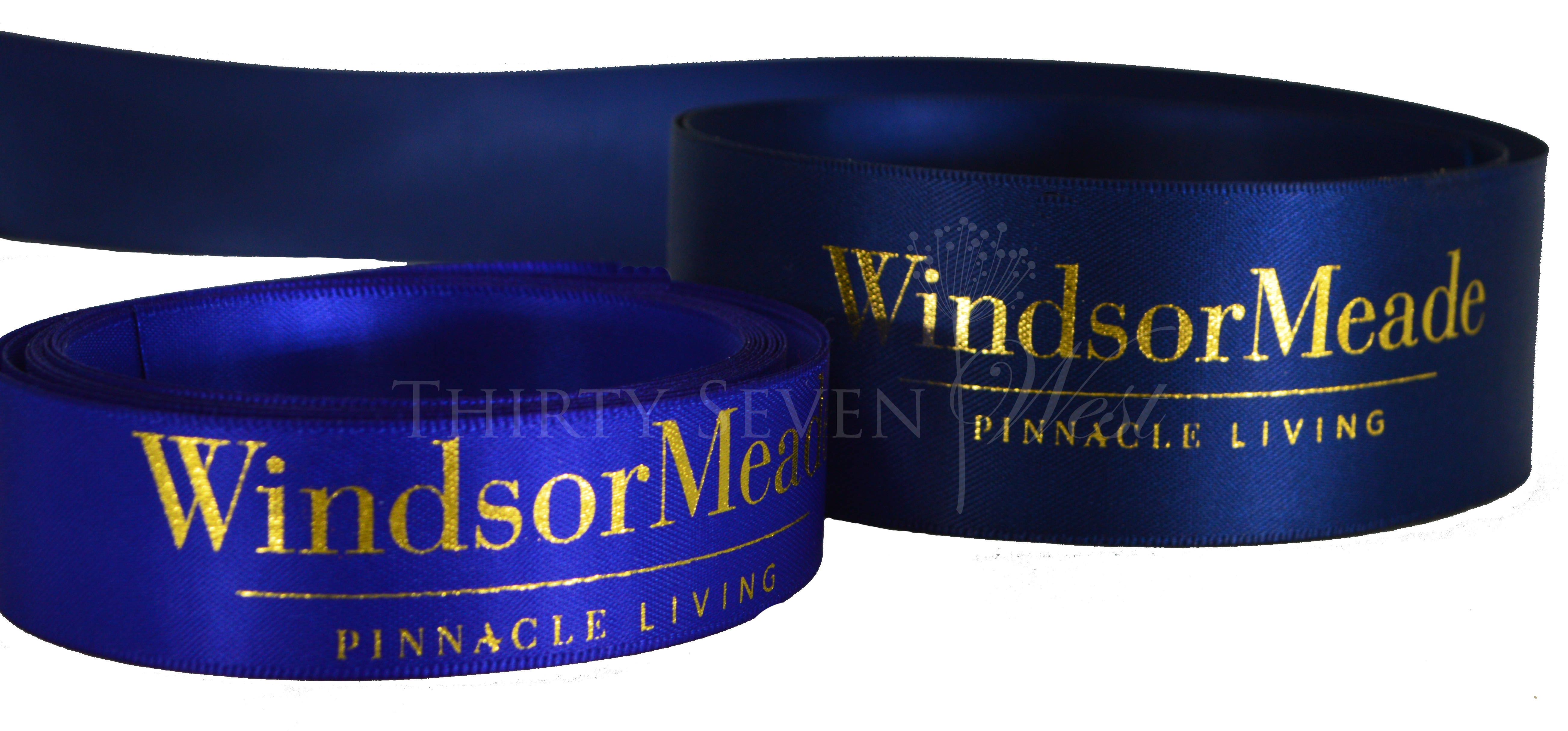 custom satin ribbon, custom logo ribbon, Pantone matching ribbon color, company branding ribbon, corporate logo ribbon