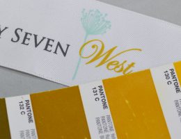 Permanent Printed Ribbon, custom printed ribbon, custom printed pantone matching ribbon, custom logo ribbon, Pms matching ribbon, pantone matching ribbon