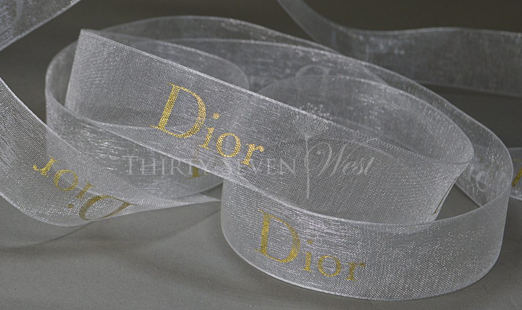 custom Organza Ribbon, Organza Ribbon, Ribbon with logo, custom Logo ribbon , Logo Ribbon Printing, Organza Ribbon Printing