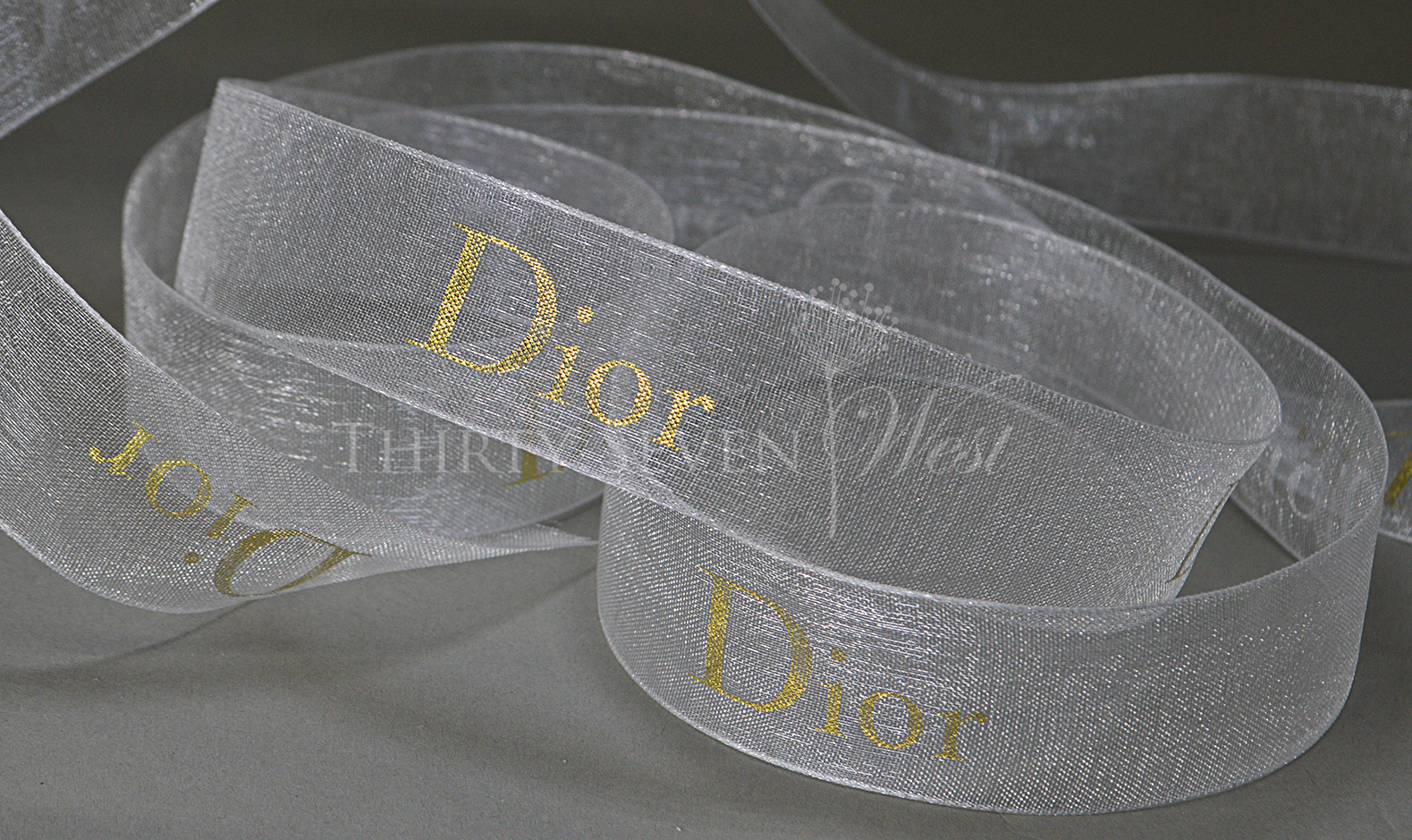 custom Organza Ribbon, Organza Ribbon, Ribbon with logo, custom Logo ribbon , Logo Ribbon Printing, Organza Ribbon Printing