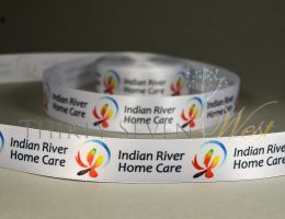 custom ribbon with logo, watercolor ribbon, full color printed ribbon, ribbon printed with multi colors, custom logo ribbon