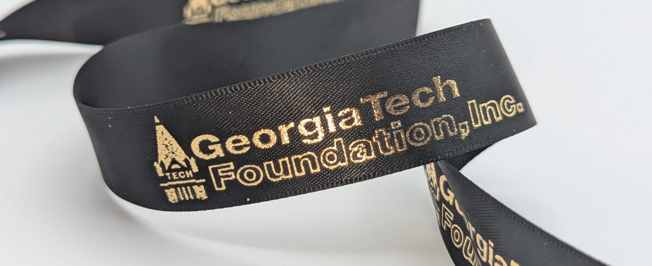 custom company logo ribbon, custom imprinted ribbon, custom logo printed ribbon, custom printed ribbon, custom ribbon, custom ribbon company logo