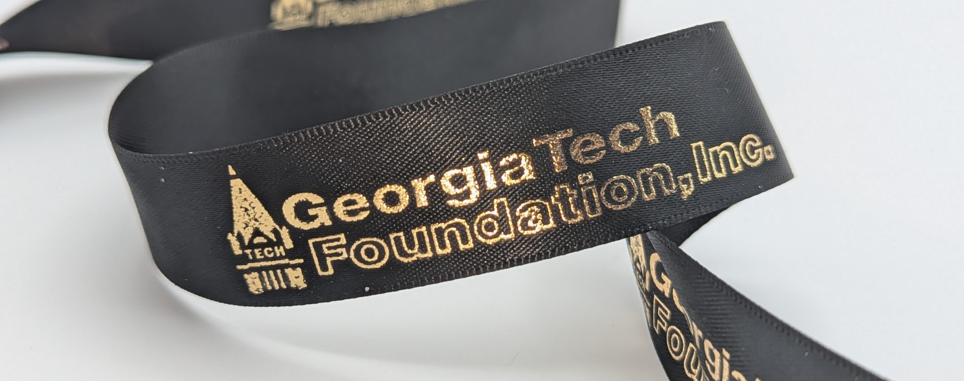 custom company logo ribbon, custom imprinted ribbon, custom logo printed ribbon, custom printed ribbon, custom ribbon, custom ribbon company logo