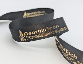 custom company logo ribbon, custom imprinted ribbon, custom logo printed ribbon, custom printed ribbon, custom ribbon, custom ribbon company logo