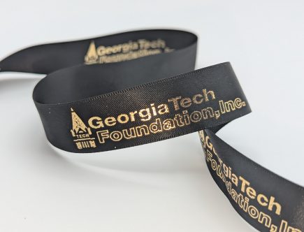 custom company logo ribbon, custom imprinted ribbon, custom logo printed ribbon, custom printed ribbon, custom ribbon, custom ribbon company logo