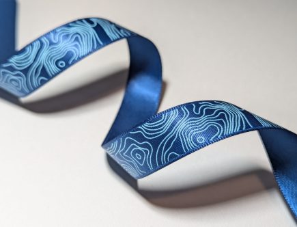 custom design ribbon, ribbon with continuous design, custom pattern ribbon, Pantone matching ribbon, custom satin ribbon