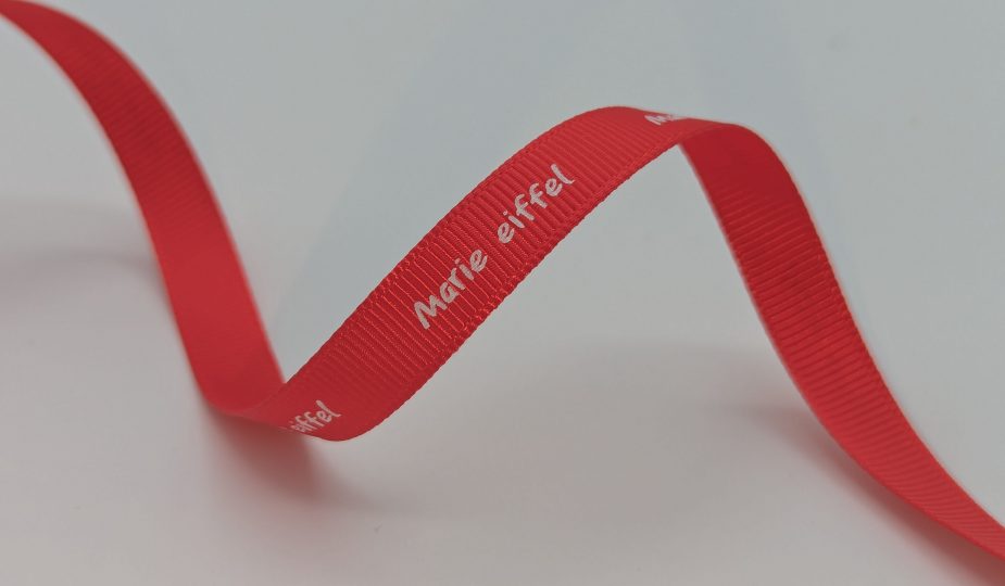 custom grosgrain ribbon, custom branded ribbon, branded ribbon, custom dyed ribbon, custom printed logo ribbon