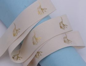 custom logo cotton ribbon, cotton logo logo ribbon, cotton custom ribbon, eco friendly logo ribbon, custom printed cotton ribbon