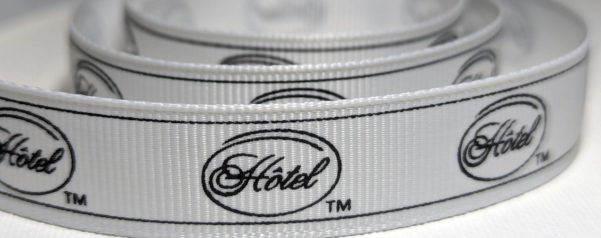 custom logo grosgrain ribbon, grosgrain logo ribbon, ribbon with my logo, corporate logo ribbon, custom event ribbon