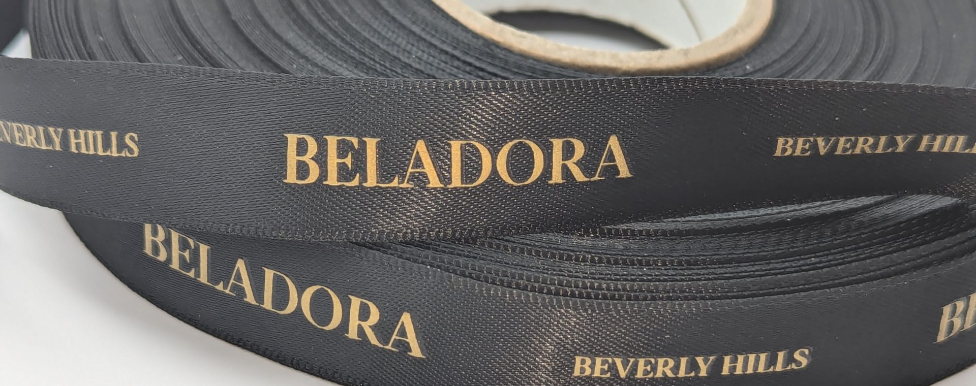 custom satin ribbon, corporate logo ribbon, custom branding ribbon, custom branded ribbon, custom ribbon, logo ribbon printing