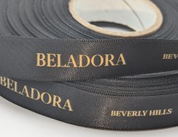 custom satin ribbon, corporate logo ribbon, custom branding ribbon, custom branded ribbon, custom ribbon, logo ribbon printing