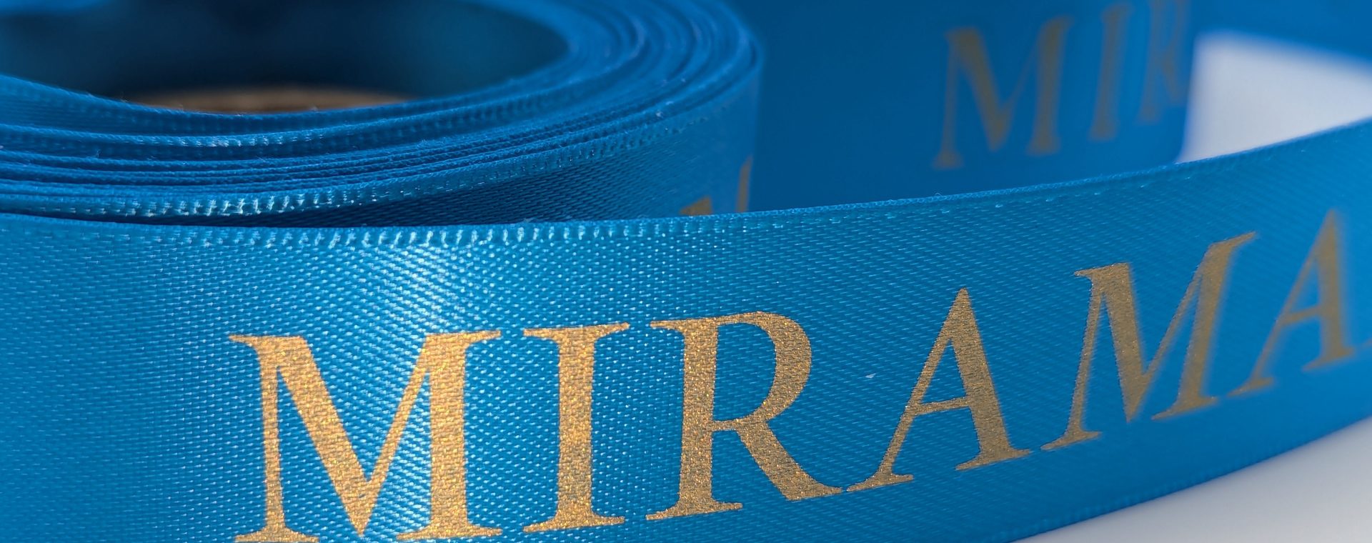 custom satin ribbon, custom logo ribbon, logo on ribbon, logo ribbon, logo ribbon imprint, custom event ribbon