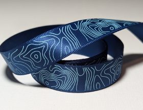 custom satin ribbon, custom logo ribbon, ribbon with custom pattern, custom branded ribbon, event ribbon