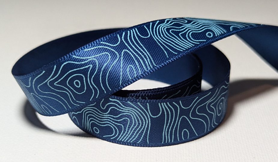 custom satin ribbon, custom logo ribbon, ribbon with custom pattern, custom branded ribbon, event ribbon