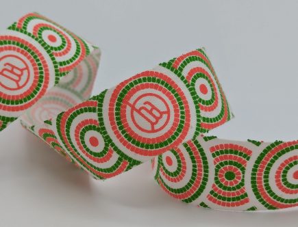 customized cotton ribbon, custom logo cotton ribbon, custom event ribbon, eco friendly ribbon, natural cotton printed ribbon