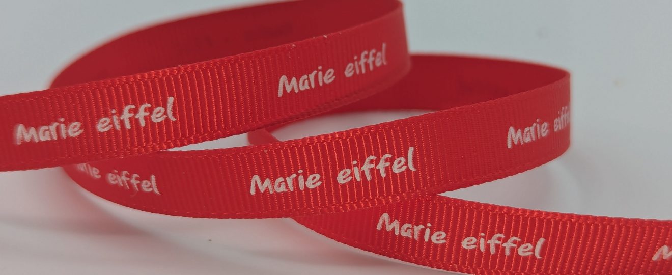 grosgrain custom logo ribbon, corporate logo ribbon, branded logo ribbon, business logo on ribbon