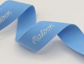 custom dyed cotton ribbon, custom logo cotton ribbon, dyed cotton ribbon, Pantone matching cotton ribbon