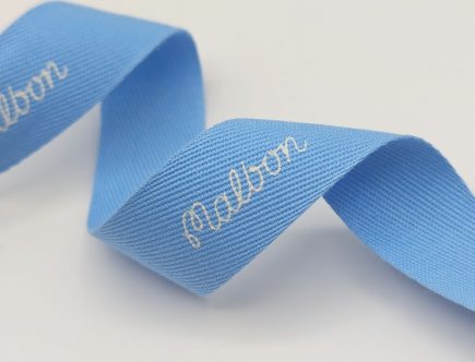 custom dyed cotton ribbon, custom logo cotton ribbon, dyed cotton ribbon, Pantone matching cotton ribbon