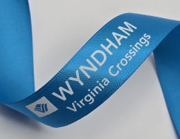 custom satin ribbon, custom logo ribbon, pantone matching ribbon, PMS matching ribbon, custom branding ribbon