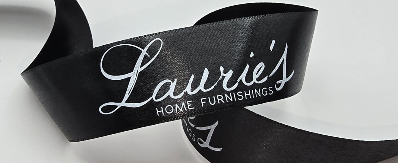 custom satin ribbon, custom logo ribbon, custom branded ribbon, custom ribbon with logo, custom imprinted ribbon