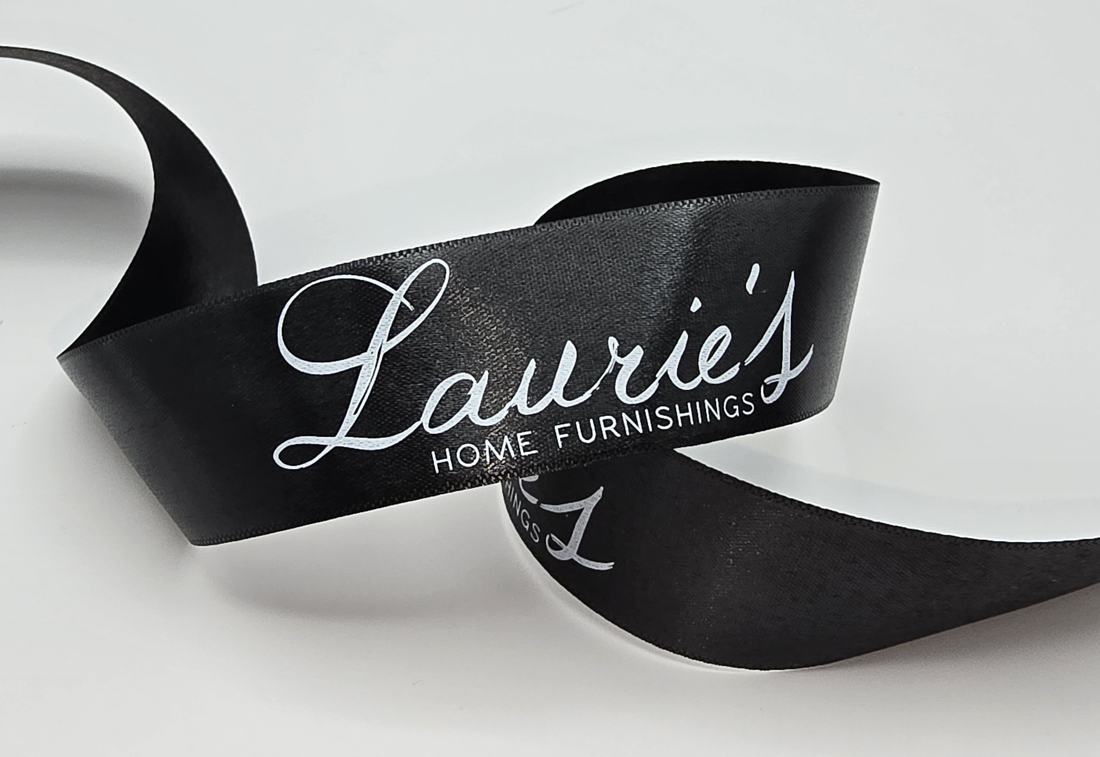 custom satin ribbon, custom logo ribbon, custom branded ribbon, custom ribbon with logo, custom imprinted ribbon