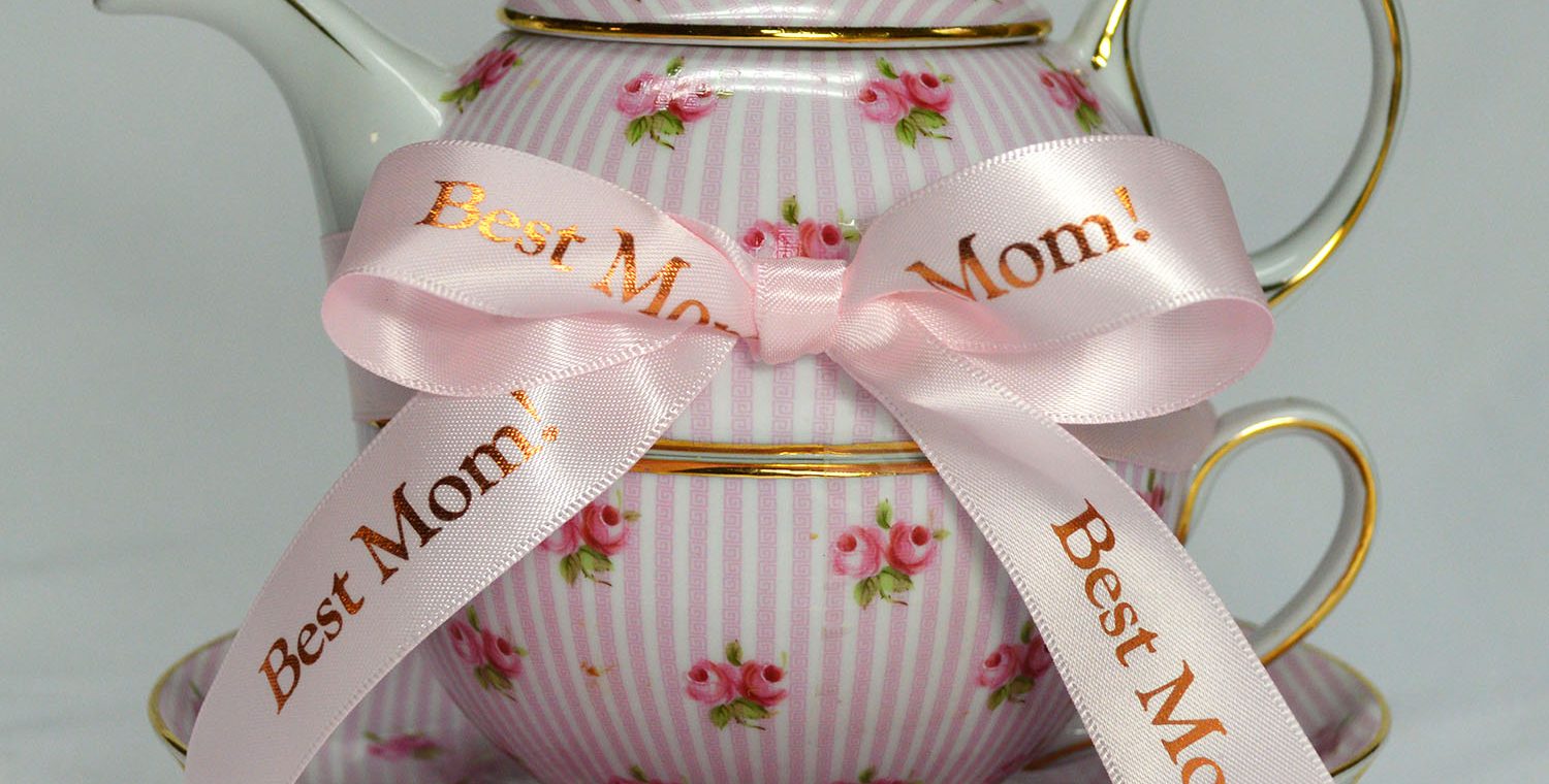 Personalized ribbon, Best Mom message ribbon, Mother's Day gift wrap, Pink printed ribbon, custom ribbon, custom satin ribbon
