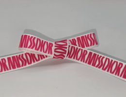 custom logo grosgrain ribbon, custom logo ribbon, custom pantone matching ribbon, raised print on grosgrain ribbon, pantone matching branding ribbon