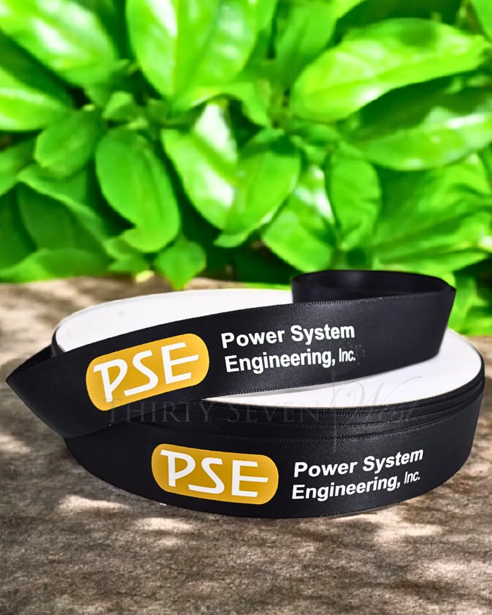 Custom Printed Ribbon, ribbon with your logo, custom ribbons, custom ribbon manufacturer, custom logo ribbon, custom satin ribbon