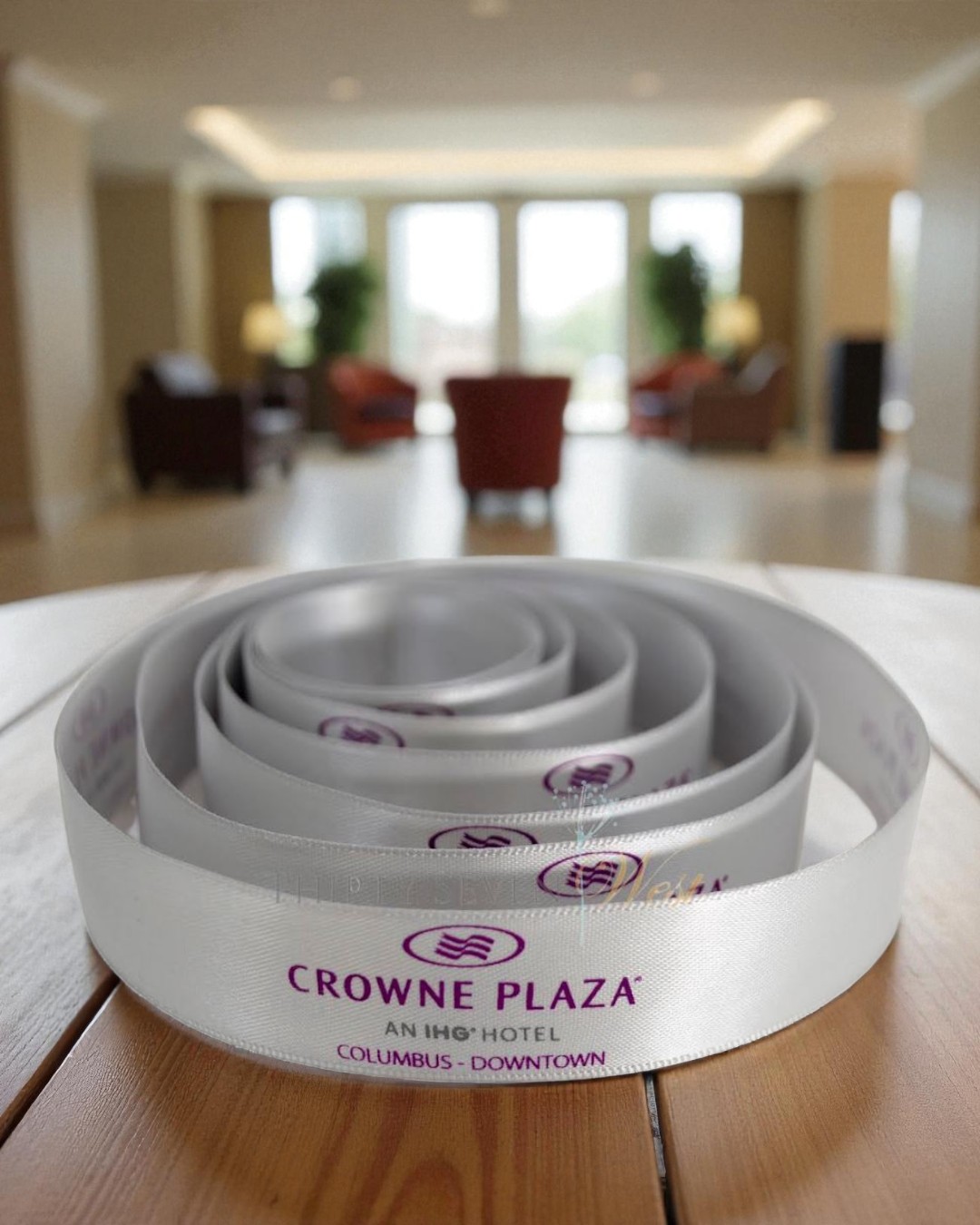 Custom logo ribbon, Pantone matching printed ribbon, 2 color print ribbon, mutli color printed ribbon, logo printed on ribbon, corporate logo ribbon (1)