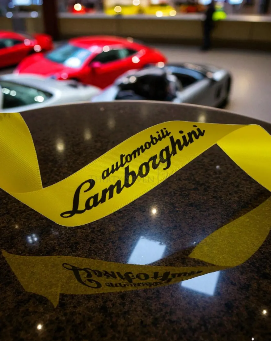 custom logo ribbon, custom branding ribbon, customized logo ribbon, logo ribbons, signature logo ribbon, Pantone matching ribbon, luxury logo ribbon