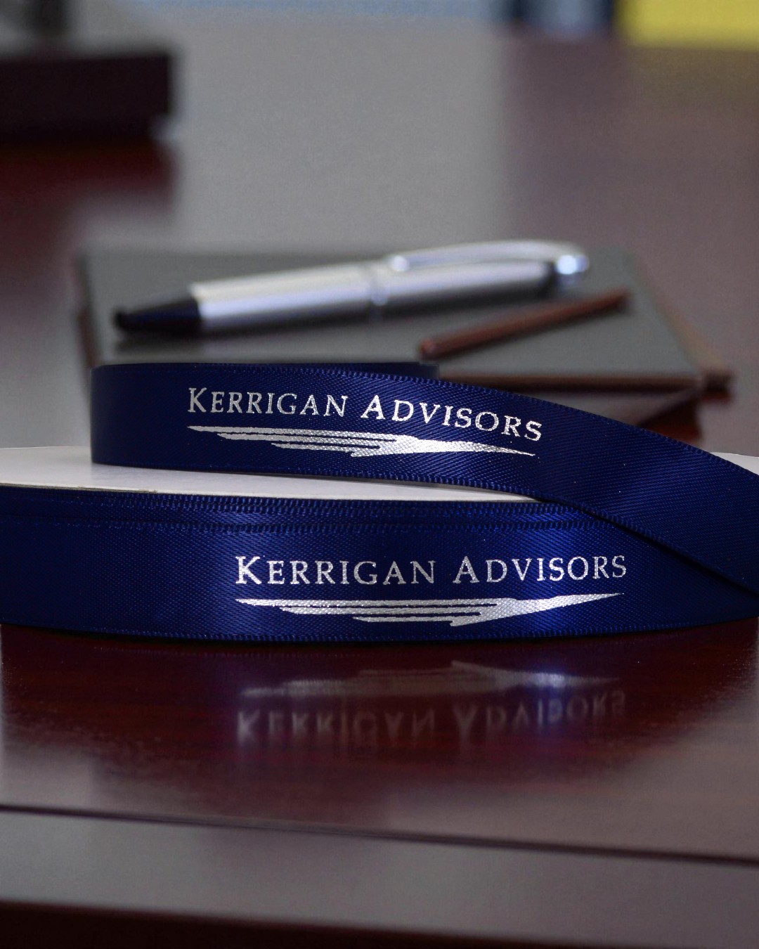 custom logo ribbon, custom printed logo ribbon, company branding ribbon, corporate logo ribbon, saitn logo ribbon, Pantone matching ribbon (1)