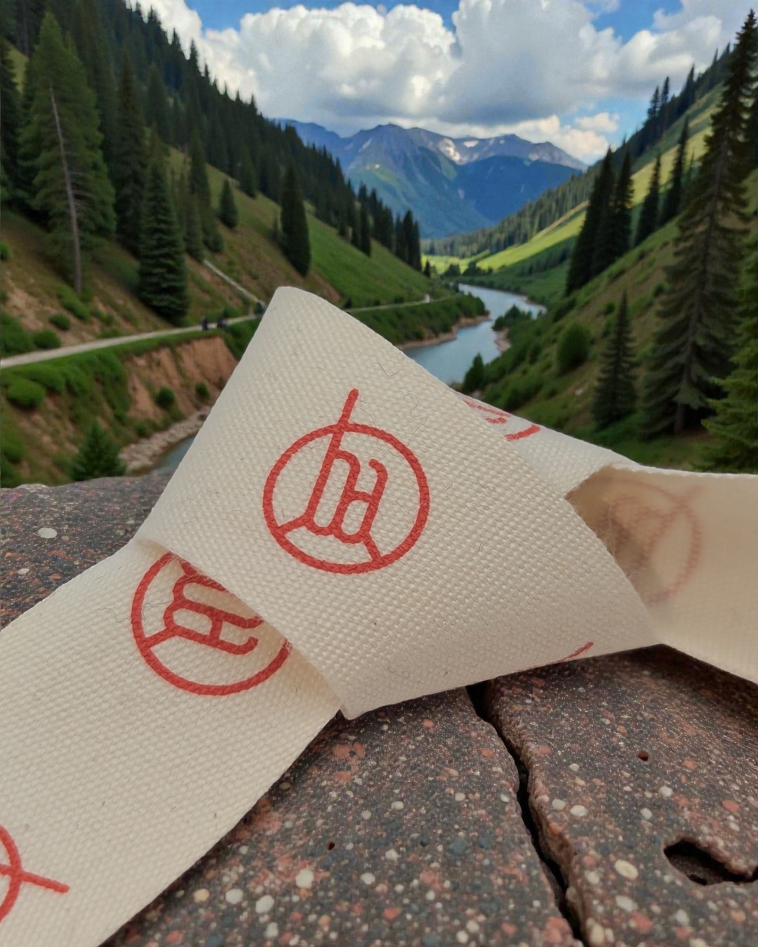 custom cotton ribbon, cotton logo ribbon, cotton ribbon with company logo, eco friendly ribbon, cotton branding ribbon (1)