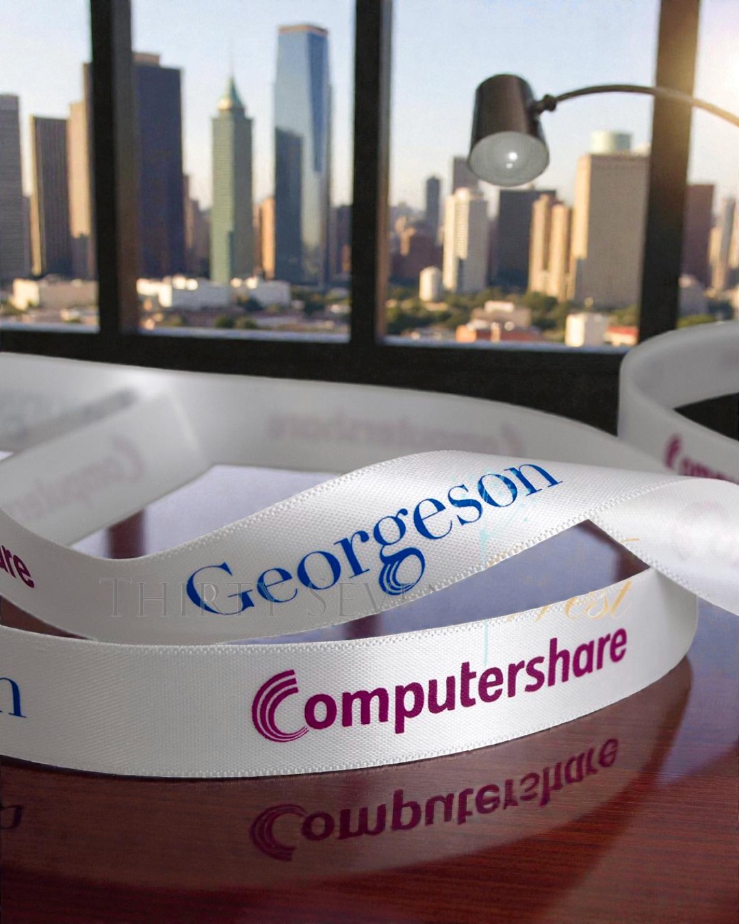 full color printed ribbon, custom logo ribbon, company branding ribbon, corpotate logo gift ribbon, custom event ribbon, promotional ribbon (1)