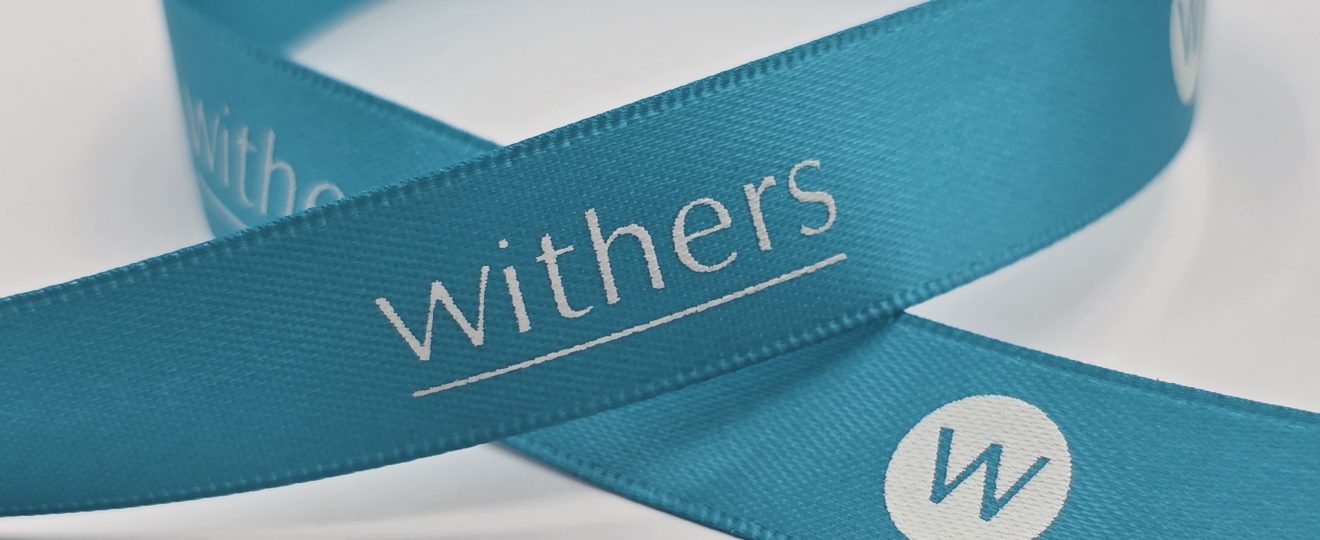 Pantone matching logo ribbon, logo ribbon imprint, custom logo ribbon, logo ribbon printing, logo branded ribbon, company custom ribbon