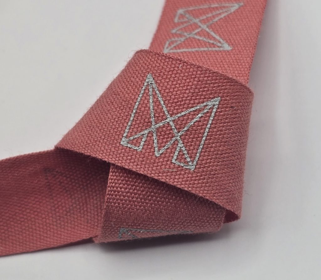 custom cotton logo ribbon, custom logo ribbon, cotton branding ribbon, corporate cotton ribbon, eco friendly logo ribbon